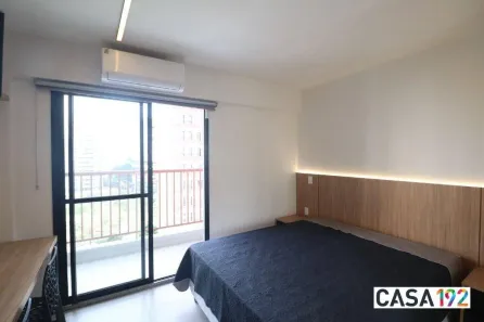 Apartamento com 1 Quarto para alugar, 27m² no Jardim das Acácias, São Paulo