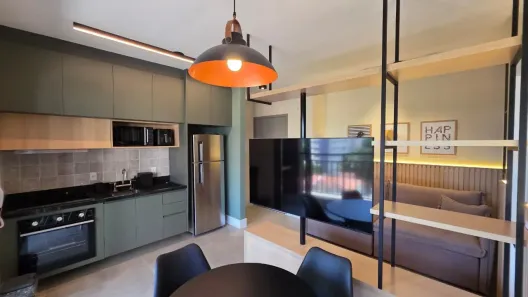 Apartamento com 1 Quarto para alugar, 43m² no Cambuí, Campinas