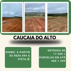 Lote/Terreno à venda, 500m² no Altos de Caucaia (Caucaia do Alto), Cotia
