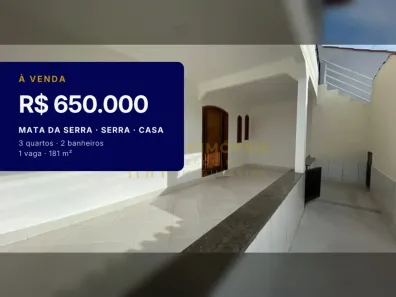 Casa com 3 Quartos à venda, 181m² no Mata da Serra, Serra