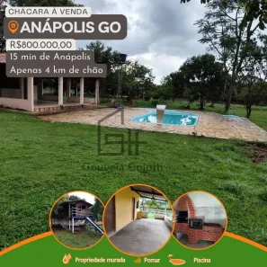 Fazenda/Sítio com 2 Quartos à venda, 5000m² no Jardim Promissão, Anápolis