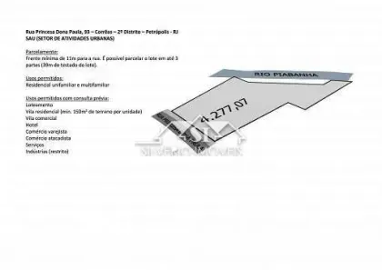 Lote/Terreno à venda, 4277m² no Corrêas, Petrópolis