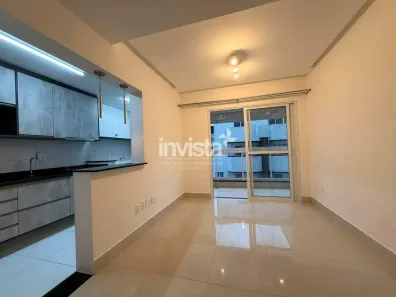 Apartamento com 1 Quarto para alugar, 52m² no Embaré, Santos