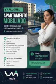 Apartamento com 2 Quartos para alugar, 43m² no Antares, Maceió