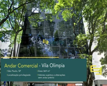 Imóvel Comercial para alugar, 369m² no Vila Olímpia, São Paulo