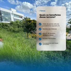 Lote/Terreno à venda, 415m² no Portal do Sol, Contagem