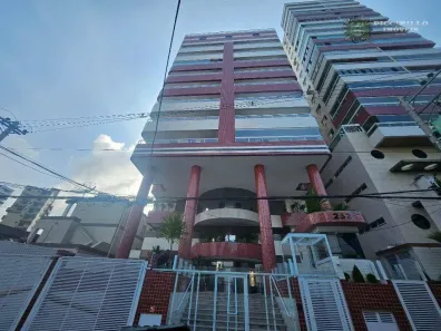 Apartamento com 2 Quartos para alugar, 70m² no Guilhermina, Praia Grande