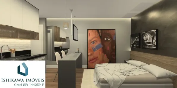 Kitnet com 1 Quarto à venda, 25m² no Indianópolis, São Paulo