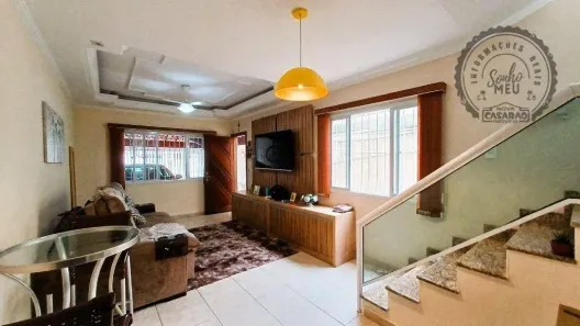 Sobrado com 3 Quartos à venda, 112m² no Guilhermina, Praia Grande