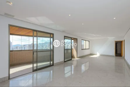 Apartamento com 4 Quartos para alugar, 190m² no Lourdes, Belo Horizonte