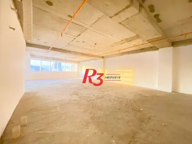 Sala Comercial para alugar, 139m² no Gonzaga, Santos