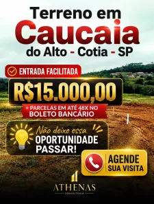 Lote/Terreno à venda, 500m² no Centro (Caucaia do Alto), Cotia