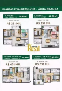 Apartamento com 2 Quartos à venda, 37m² no Água Branca, São Paulo