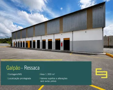 Galpão/Depósito/Armazém para alugar, 1300m² no Ressaca, Contagem