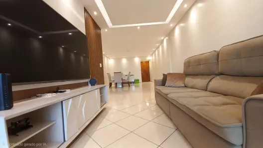 Apartamento com 3 Quartos para alugar, 150m² no Ocian, Praia Grande