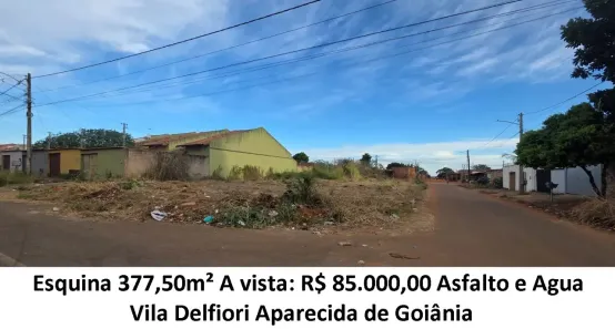 Lote/Terreno à venda, 377m² no Villa Deifiore, Aparecida de Goiânia