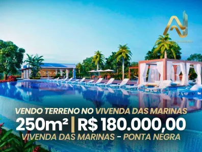 Lote/Terreno à venda, 250m² no Ponta Negra, Manaus