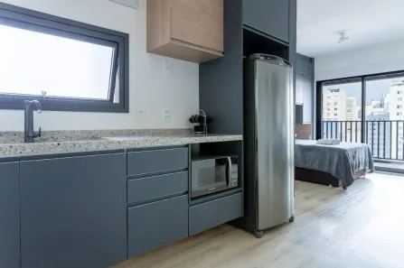 Apartamento com 1 Quarto para alugar, 27m² no Paraíso, São Paulo