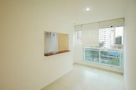 Apartamento com 1 Quarto para alugar, 45m² no Santo Amaro, São Paulo