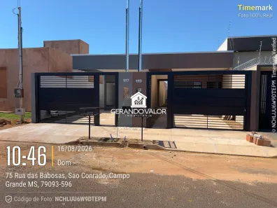 Casa com 2 Quartos à venda, 63m² no Residencial Figueiras do Parque, Campo Grande