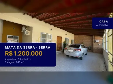 Casa com 4 Quartos à venda, 240m² no Mata da Serra, Serra