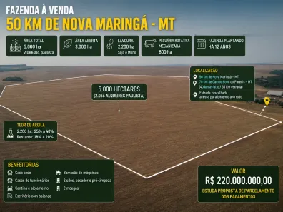 Fazenda/Sítio com 7 Quartos à venda, 50000000m² no , Campo Novo do Parecis