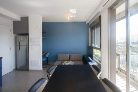 Apartamento com 1 Quarto à venda, 37m² no Santo Amaro, São Paulo