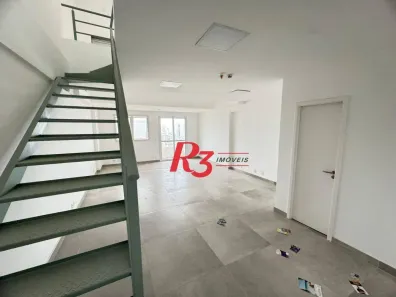 Sala Comercial para alugar, 72m² no Vila Mathias, Santos