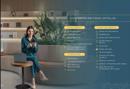 Apartamento com 1 Quarto à venda, 25m² no Perdizes, São Paulo