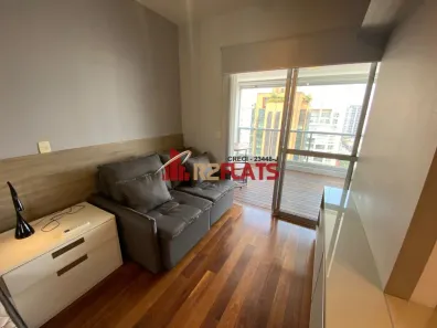 Flat com 1 Quarto para alugar, 40m² no Indianópolis, São Paulo