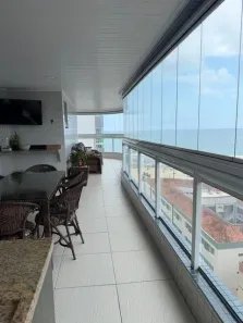 Apartamento com 3 Quartos para alugar, 156m² no Tupi, Praia Grande