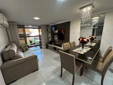 Apartamento com 2 Quartos para alugar, 65m² no Cabo Branco, João Pessoa