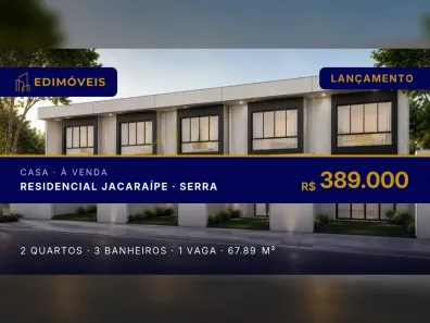 Casa com 2 Quartos à venda, 67m² no Residencial Jacaraípe, Serra