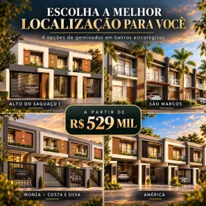 Sobrado com 3 Quartos à venda, 128m² no Iririú, Joinville