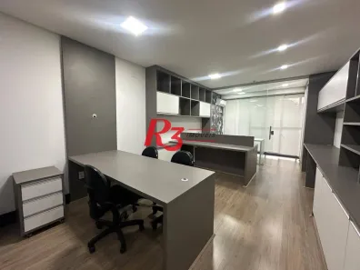 Sala Comercial para alugar, 42m² no Valongo, Santos