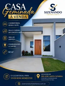Casa com 2 Quartos à venda, 62m² no Potecas, São José