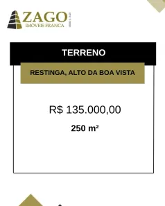 Lote/Terreno à venda, 250m² no ALTO DA BOA VISTA, Restinga