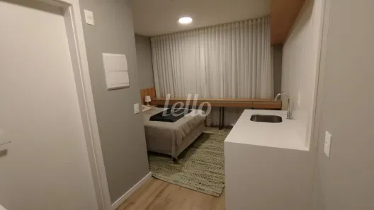 Apartamento com 1 Quarto para alugar, 21m² no Santo Amaro, São Paulo