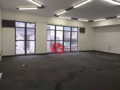 Sala Comercial para alugar, 110m² no Centro, Santos