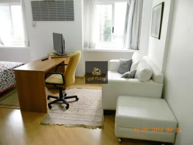Flat com 1 Quarto para alugar, 30m² no Cerqueira César, São Paulo