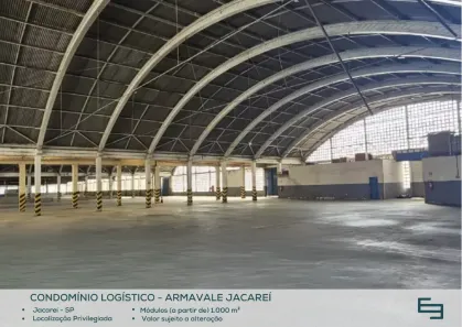 Galpão/Depósito/Armazém para alugar, 1250m² no Jardim Califórnia, Jacareí