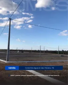 Lote/Terreno à venda, 200m² no , Petrolina