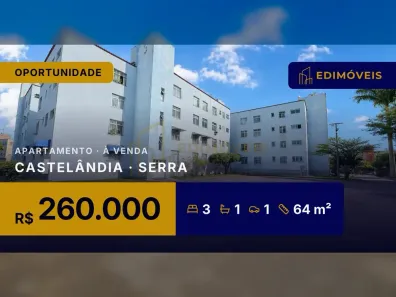 Apartamento com 3 Quartos à venda, 64m² no Castelândia, Serra