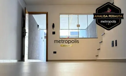Sobrado com 3 Quartos à venda, 130m² no Vila Alzira, Santo André