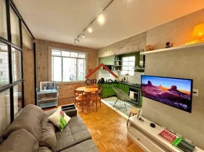 Apartamento com 1 Quarto para alugar, 51m² no Consolação, São Paulo