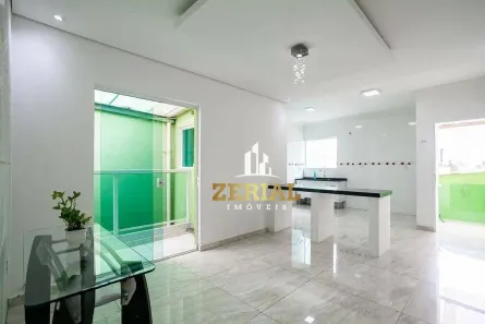 Sobrado com 2 Quartos para alugar, 90m² no Campestre, Santo André