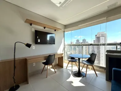 Apartamento com 1 Quarto para alugar, 32m² no Jardim das Acácias, São Paulo