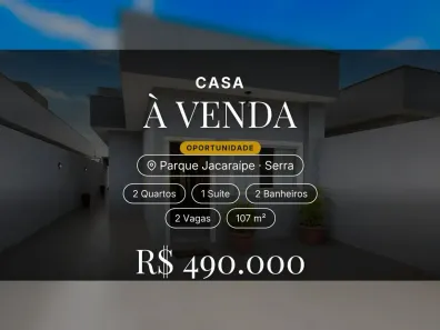 Casa com 2 Quartos à venda, 107m² no Parque Jacaraípe, Serra