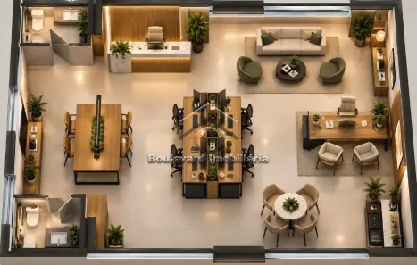 Sala Comercial para alugar, 97m² no Condomínio Itamaraty, Ribeirão Preto