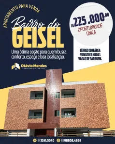 Apartamento com 3 Quartos à venda, 60m² no Ernesto Geisel, João Pessoa